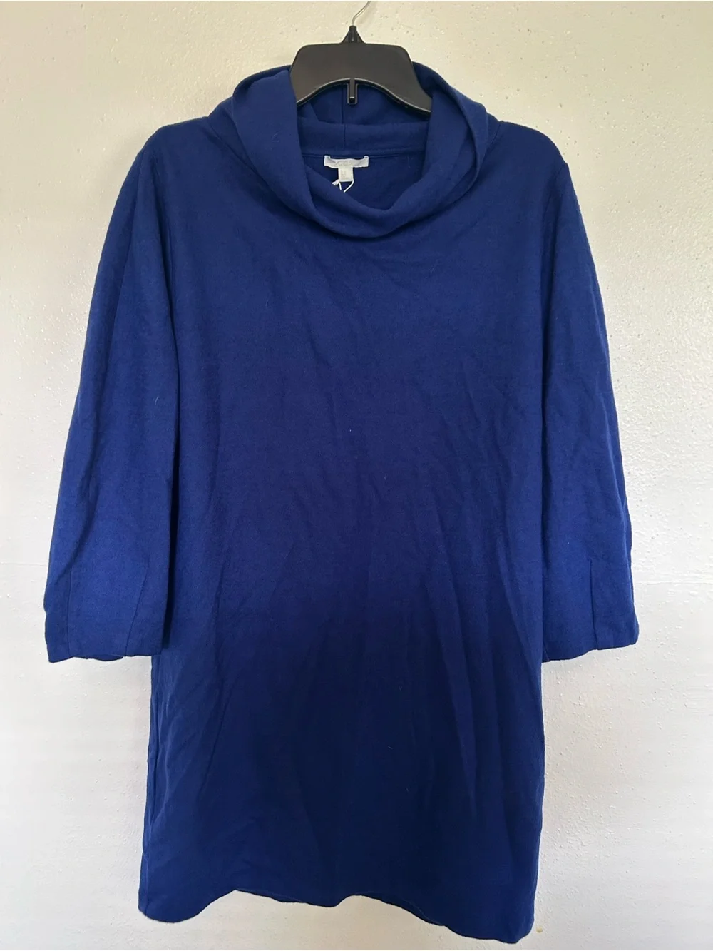 COS Cowl Neck Sweater Tunic/dress - Royal Blue